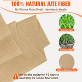 Burlap Fabric Roll Burlap Tree Wrap 40 in x 30 ft for Crafts & Plants